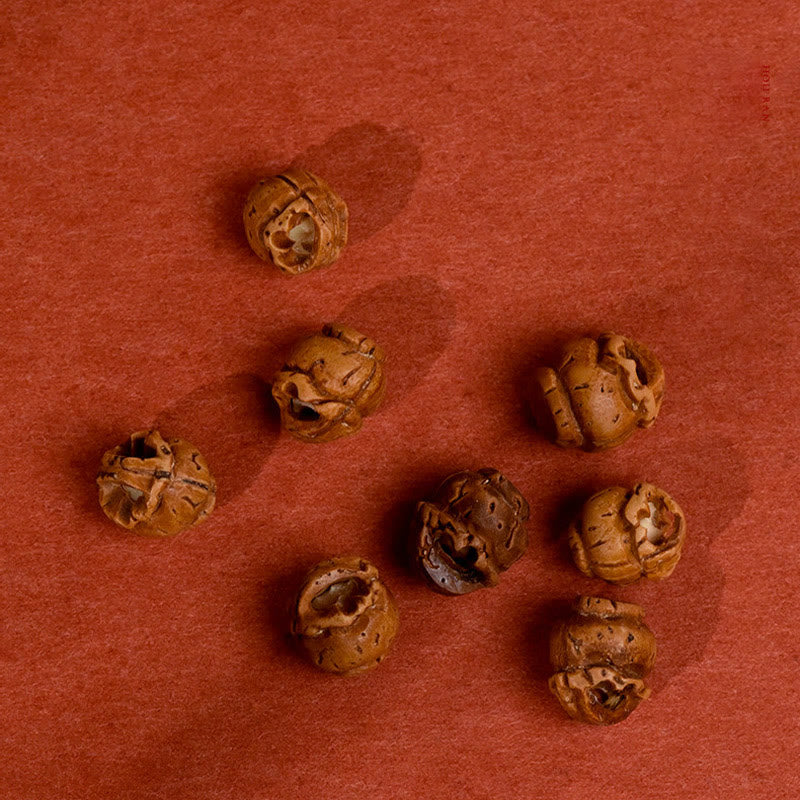 Buddha Stones Pleciony sznurek brzoskwiniowy, czerwony, regulowany, dla kotów i psów - image 19