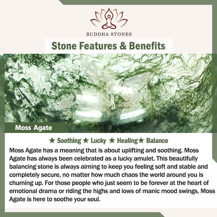 Buddha Stones Bransoletka z lapis lazuli Truth z prostymi, płaskimi koralikami - image 6