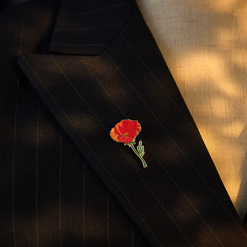 Buddha Stones Broszka z miedzi, niezapominajka, mak, konwalia, hortensja, łubin - image 9