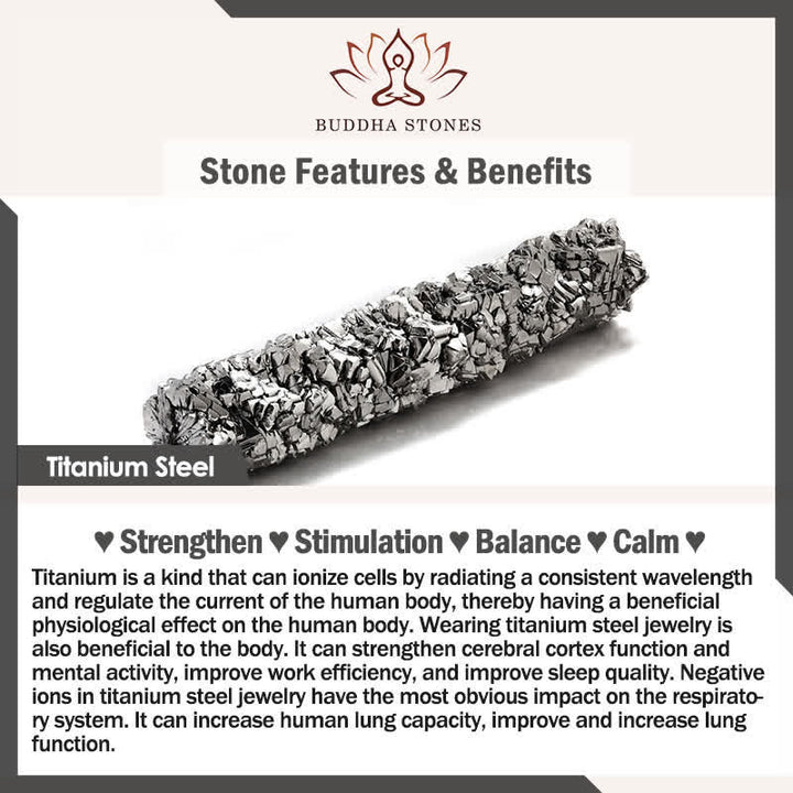 Buddha Stones Bransoleta pleciona ręcznie ze stali nierdzewnej Dragon Strength - image 6