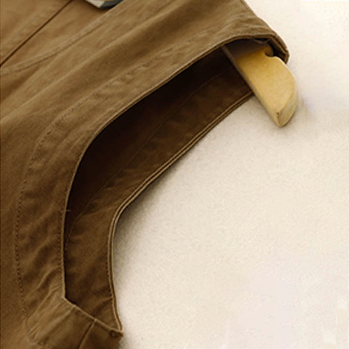 Buddha Stones Wiosenna, bawełniana kamizelka damska z dekoltem w serek, bez rękawów i kieszeniami, z haftem ptaków i twillu w stylu vintage - image 3