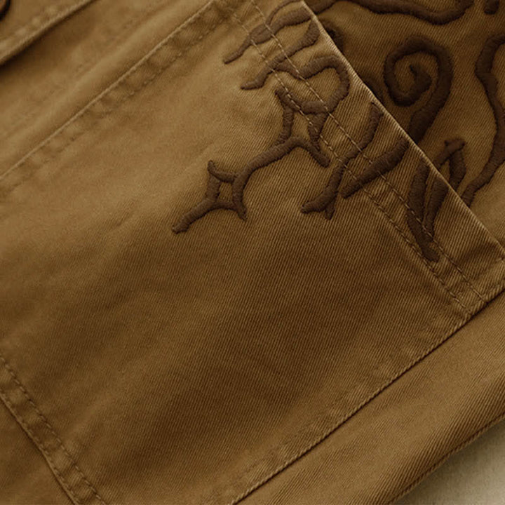 Buddha Stones Wiosenna, bawełniana kamizelka damska z dekoltem w serek, bez rękawów i kieszeniami, z haftem ptaków i twillu w stylu vintage - image 5