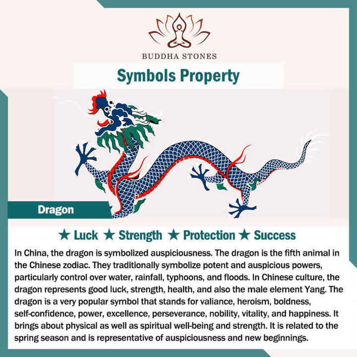 Buddha Stones Bransoleta pleciona ręcznie ze stali nierdzewnej Dragon Strength - image 7