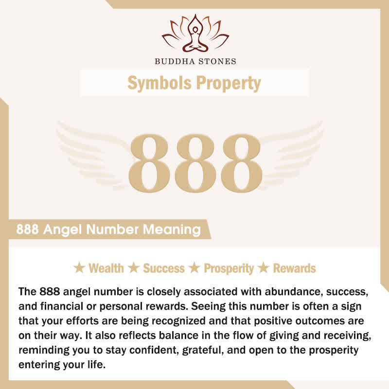Buddha Stones Bransoletka ze stali tytanowej ze wzmocnieniem skórzanym Infinity Design 444 z numerem anioła 888 i numerem anioła - image 13