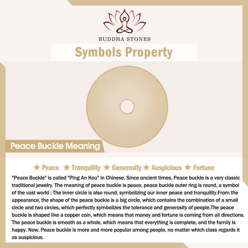 Buddha Stones Tybetańska bransoletka z koralików miedzianych z klamrą w kształcie chmury pomyślności i pokoju - image 7