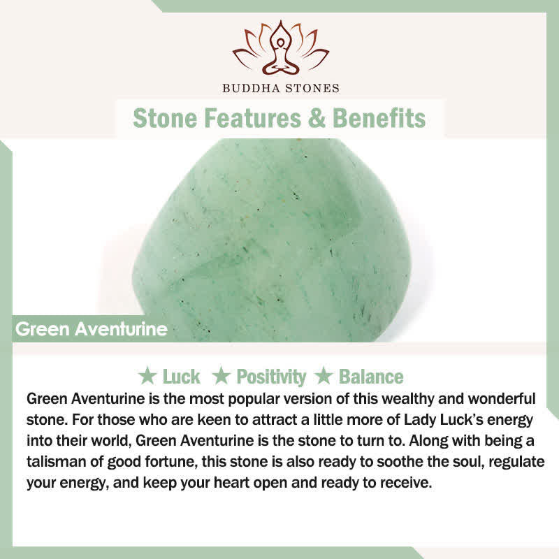 Buddha Stones Bransoletka wzmacniająca z naturalnych koralików w kształcie beczki z jaspisu Blue Spot Green Aventurine - image 9