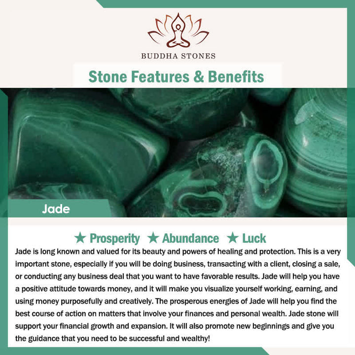 Buddha Stones Naturalna bransoletka z jadeitu hetyjskiego z kotem, tkana ręcznie, zapewniająca obfitość - image 5
