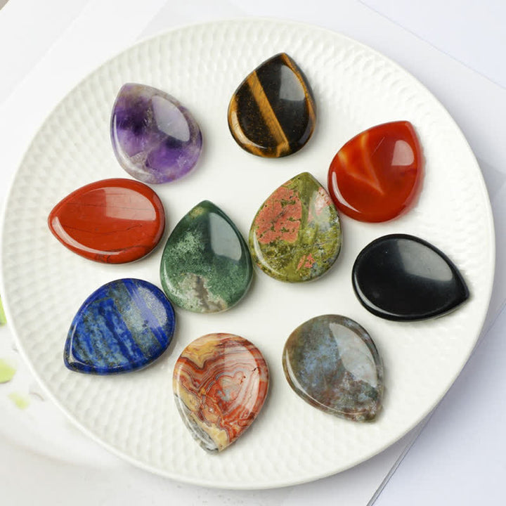 Buddha Stones Kryształowa dekoracja z kamieniem ochronnym w kształcie łezki 34*26*7,8 cm - image 31