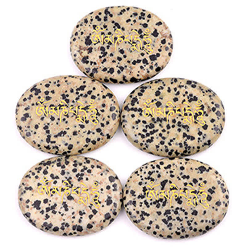 Buddha Stones Om Mani Padme Hum Ametyst Tygrysie Oko Kamień Kryształowy Dekoracja Palmowa 35*45mm - image 13