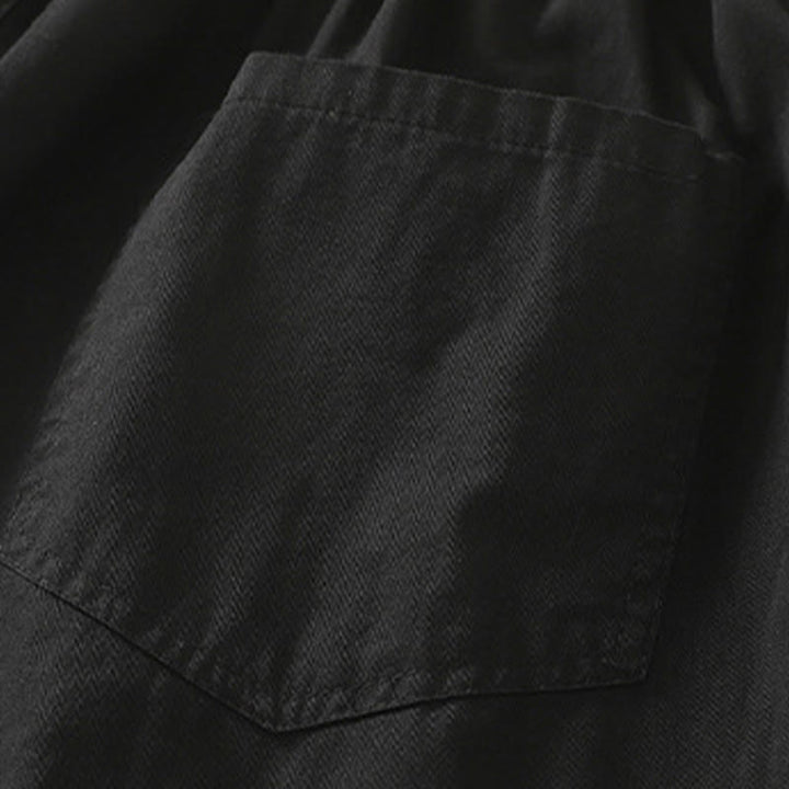 Buddha Stones Letnie, swobodne, elastyczne spodnie damskie ze zwężanymi nogawkami i kieszeniami - image 7