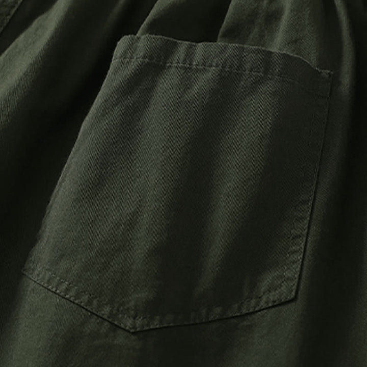 Buddha Stones Letnie, swobodne, elastyczne spodnie damskie ze zwężanymi nogawkami i kieszeniami - image 2