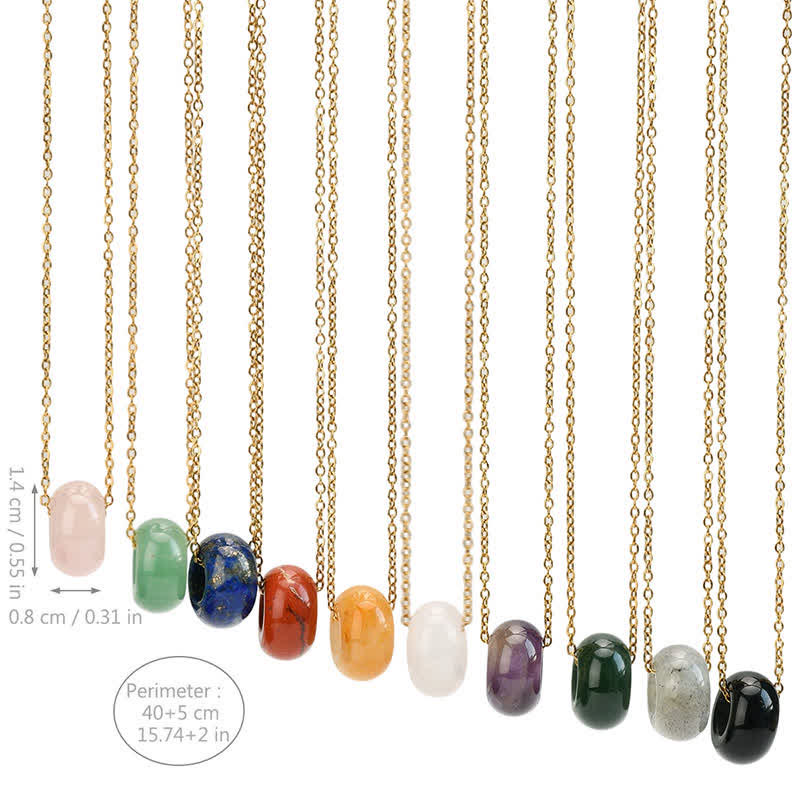 Buddha Stones Naturalny naszyjnik leczniczy z kryształu różowego kwarcu i zielonego awenturynu - image 27