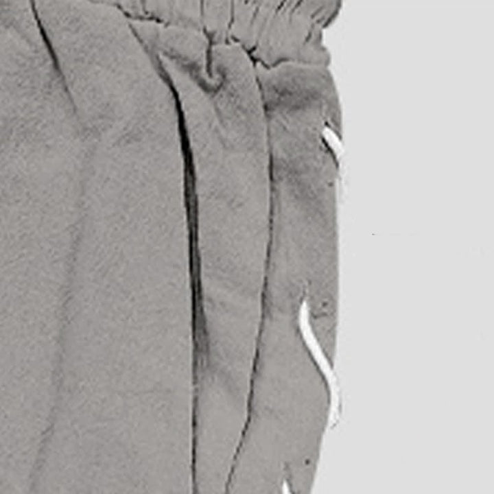 Buddha Stones Letnie, swobodne, męskie szorty bermudy ze ściągaczem i rozcięciem z boku, proste nogawki, kieszenie - image 40