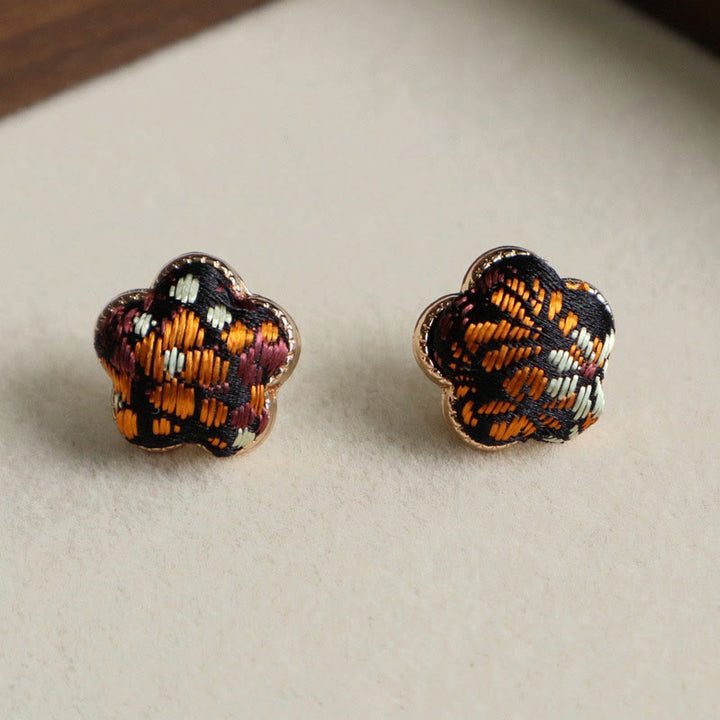 Buddha Stones Kolczyki Song Brocade Flower Balance - image 2