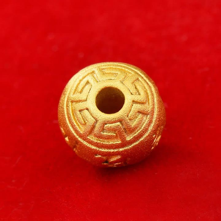 Buddha Stones Bransoletka Pokoju Om Mani Padme Hum tkana ręcznie sznurkiem - image 11