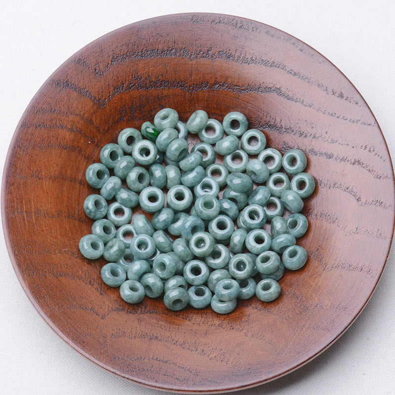 Buddha Stones Ręcznie pleciona, czerwona, sznurkowa, 3 mm, ochronna, regulowana bransoletka DIY z koralików jadeitowych - image 8