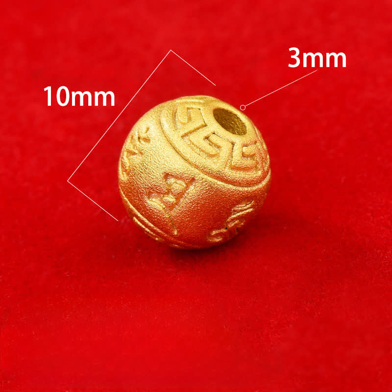 Buddha Stones Bransoletka mądrości Om Mani Padme Hum z białej plecionej liny - image 11