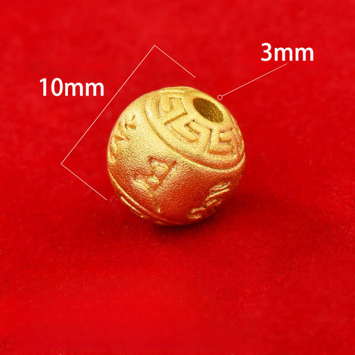 Buddha Stones Bransoletka mądrości Om Mani Padme Hum z białej plecionej liny - image 11