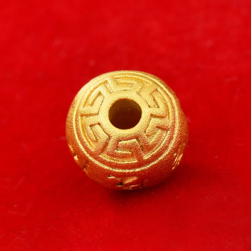 Buddha Stones Bransoletka mądrości Om Mani Padme Hum z białej plecionej liny - image 9