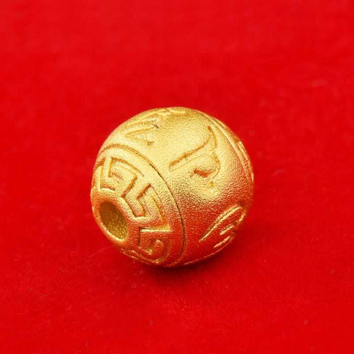 Buddha Stones Bransoletka mądrości Om Mani Padme Hum z białej plecionej liny - image 8