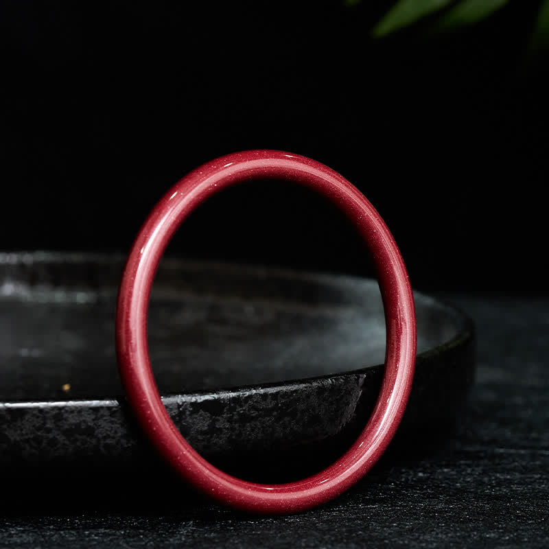 Buddha Stones Bransoletka Cinnabar Plain Heart Sutra Calm - image 2