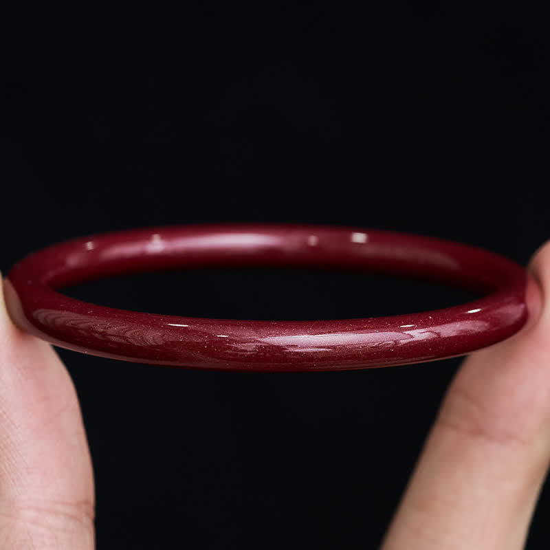Buddha Stones Bransoletka Cinnabar Plain Heart Sutra Calm - image 4