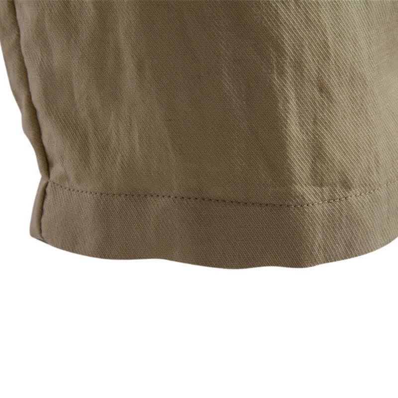 Męskie szorty bermudy z kieszeniami Buddha Stones Summer Casual Classic z zamkiem błyskawicznym i guzikami - image 11