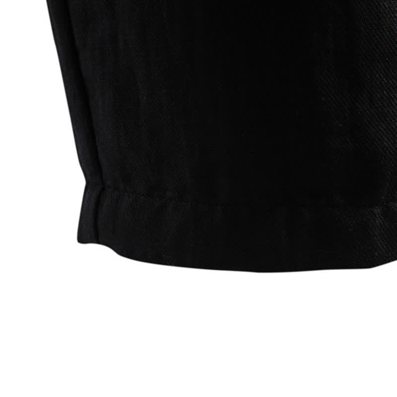 Męskie szorty bermudy z kieszeniami Buddha Stones Summer Casual Classic z zamkiem błyskawicznym i guzikami - image 20
