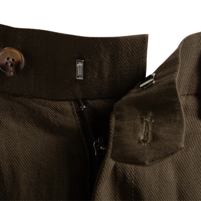 Męskie szorty bermudy z kieszeniami Buddha Stones Summer Casual Classic z zamkiem błyskawicznym i guzikami - image 25