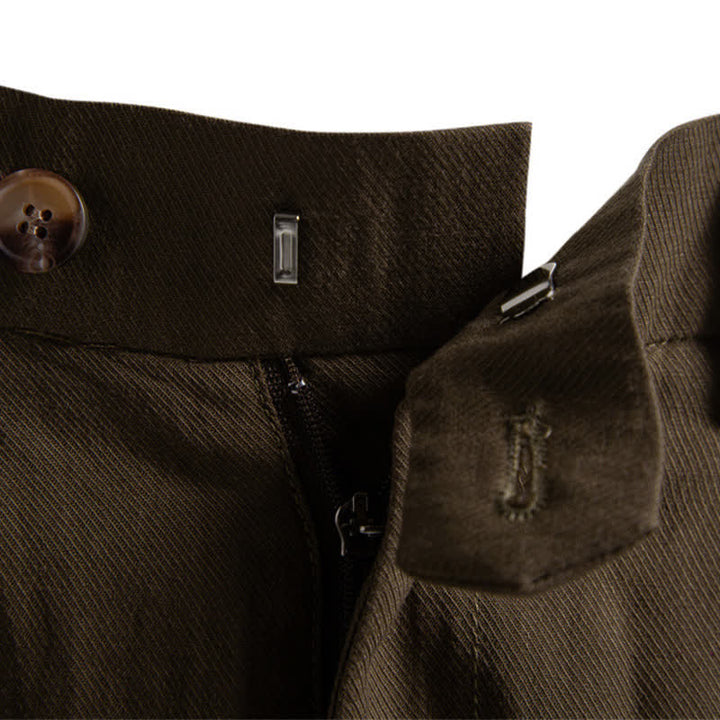 Męskie szorty bermudy z kieszeniami Buddha Stones Summer Casual Classic z zamkiem błyskawicznym i guzikami - image 25