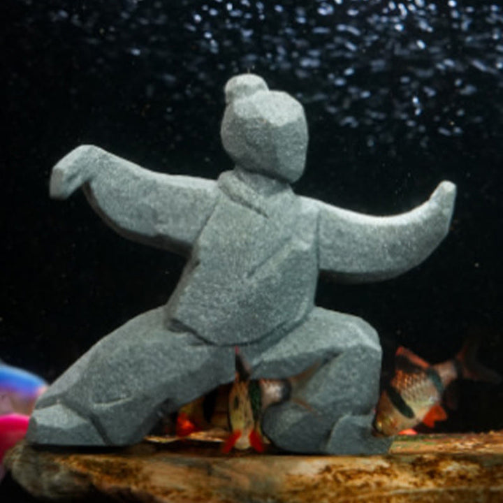 Buddha Stones Żywica Yin Yang Równowaga Tai Chi Rysunek Uważny wystrój salonu - image 5