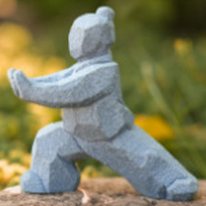 Buddha Stones Żywica Yin Yang Równowaga Tai Chi Rysunek Uważny wystrój salonu - image 18