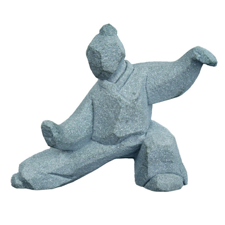 Buddha Stones Żywica Yin Yang Równowaga Tai Chi Rysunek Uważny wystrój salonu - image 14