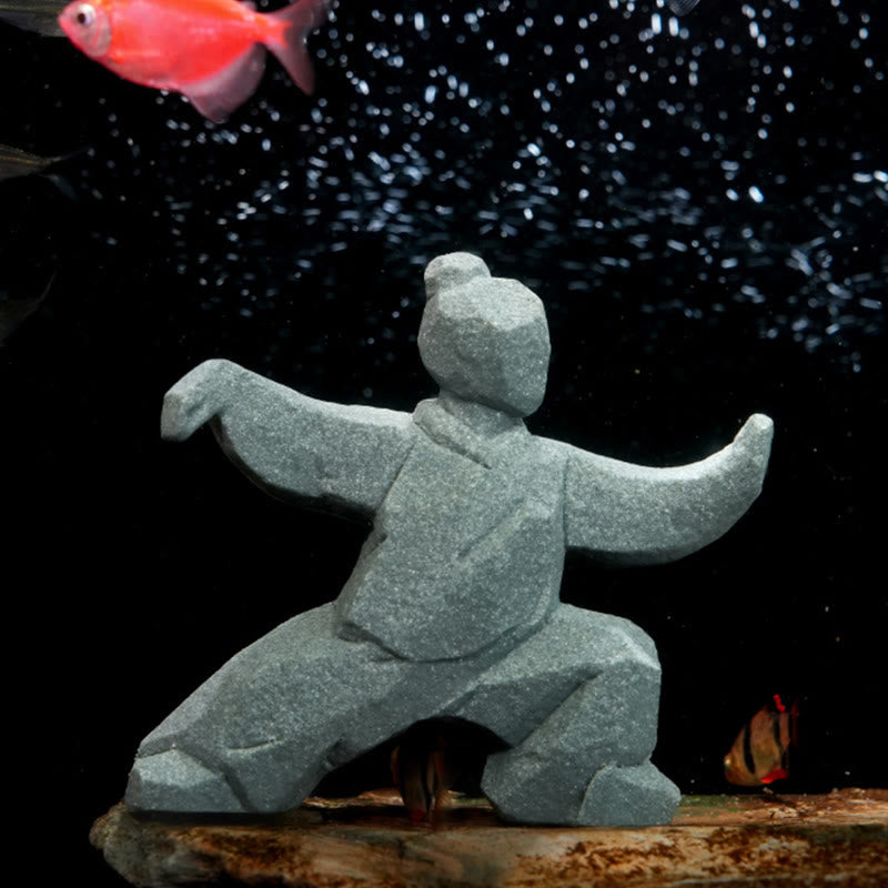 Buddha Stones Żywica Yin Yang Równowaga Tai Chi Rysunek Uważny wystrój salonu - image 4