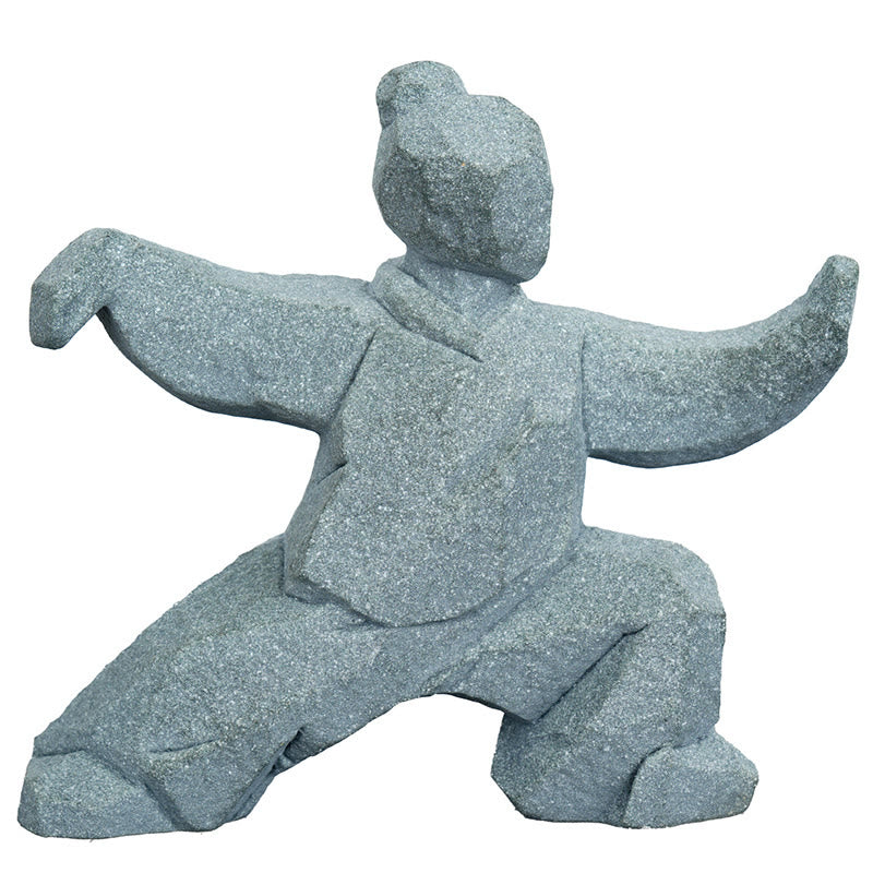 Buddha Stones Żywica Yin Yang Równowaga Tai Chi Rysunek Uważny wystrój salonu - image 8
