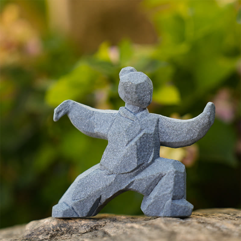 Buddha Stones Żywica Yin Yang Równowaga Tai Chi Rysunek Uważny wystrój salonu - image 2