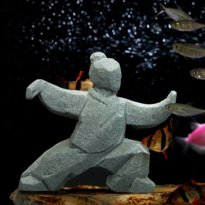 Buddha Stones Żywica Yin Yang Równowaga Tai Chi Rysunek Uważny wystrój salonu - image 3