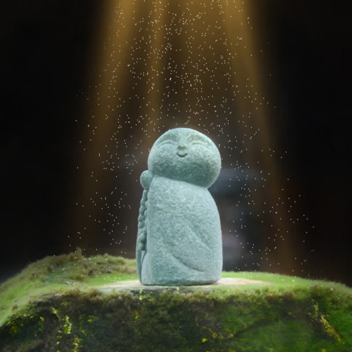 Buddha Stones Żywiczna mała modlitwa Buddy Ksitigarbha do medytacji współczucia - image 17