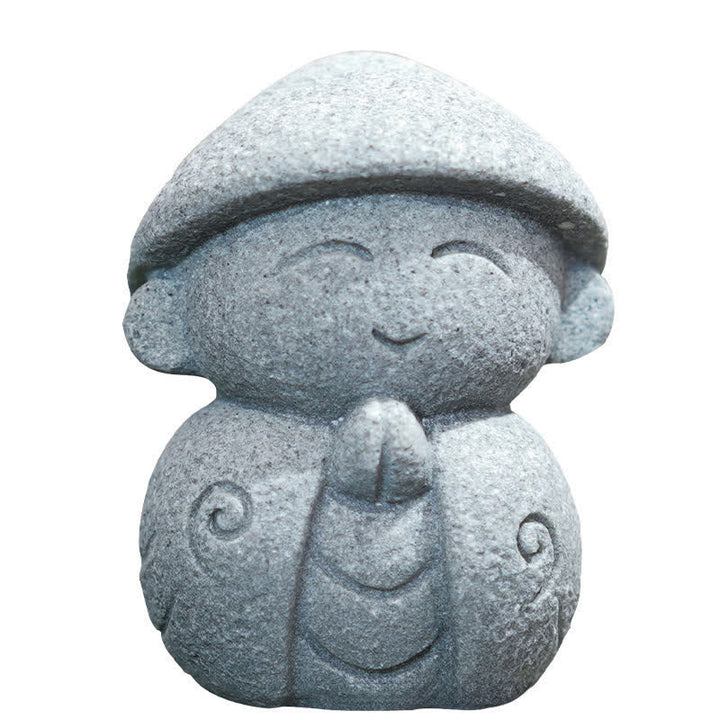Buddha Stones Żywiczna mała modlitwa Buddy Ksitigarbha do medytacji współczucia - image 8