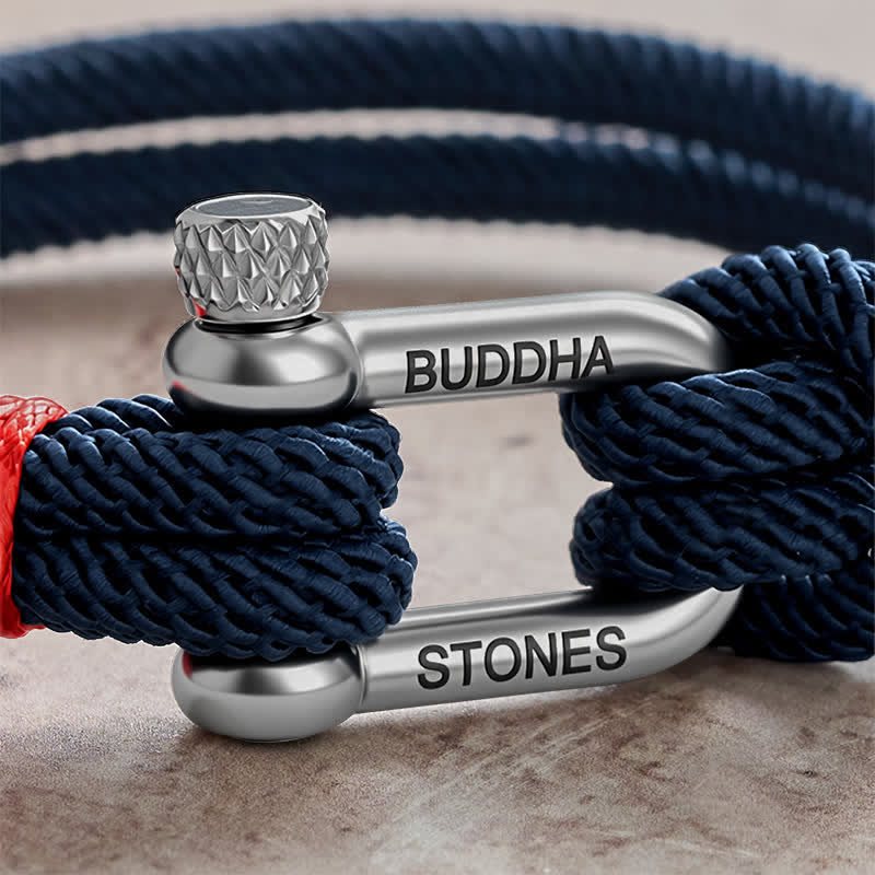 Buddha Stones Bransoletka stymulująca Shackle ze stali tytanowej - image 3