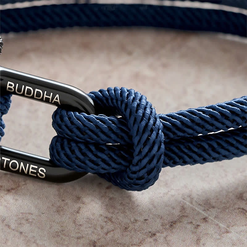 Buddha Stones Bransoleta wzmacniająca z liną ze stali tytanowej - image 3