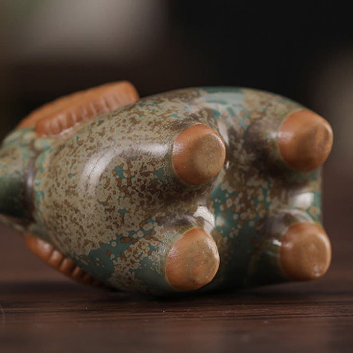Buddha Stones Ceramiczny chiński znak zodiaku Baran Dobrobyt Uroczy wystrój zwierzęcy ze szkliwa zmieniającego się w piecu - image 14