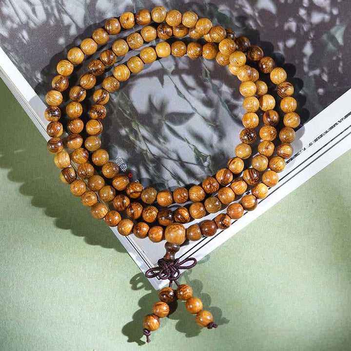 Buddha Stones Naturalna marmurowa mala z 108 koralikami Harmony - image 2