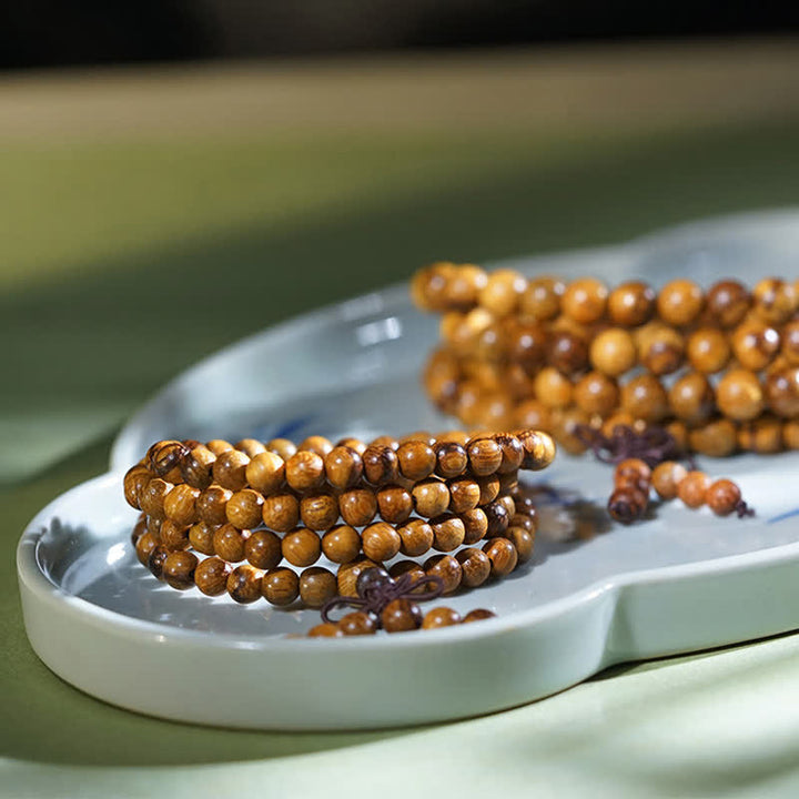 Buddha Stones Naturalna marmurowa mala z 108 koralikami Harmony - image 4