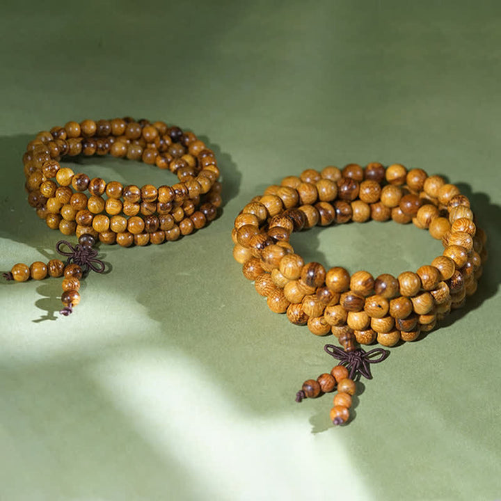 Buddha Stones Naturalna marmurowa mala z 108 koralikami Harmony - image 6