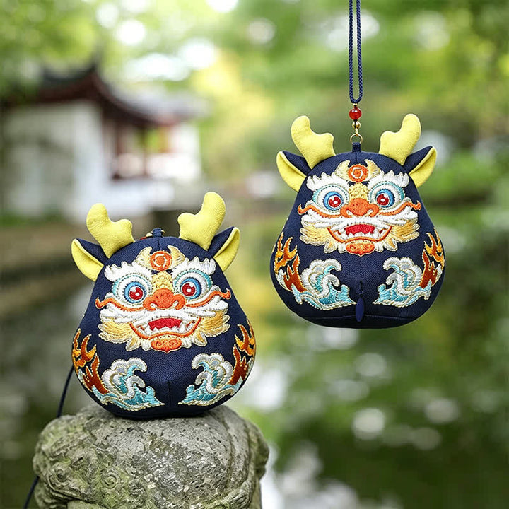 Buddha Stones Szczęśliwy Pi Xiu Qilin Smok Lis Bogactwo Uroczy Dekor Zwierzęcy - image 1
