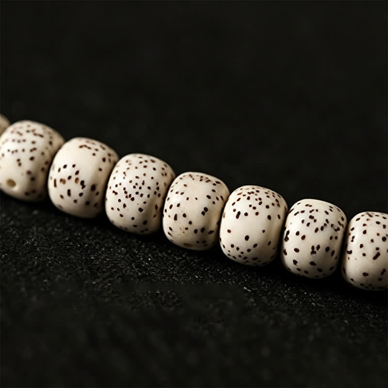 Buddha Stones Koralik mądrości z nasion bodhi gwiazdy księżyca, dzi, ręcznie tkany tybetański, 108 koralików mala - image 11