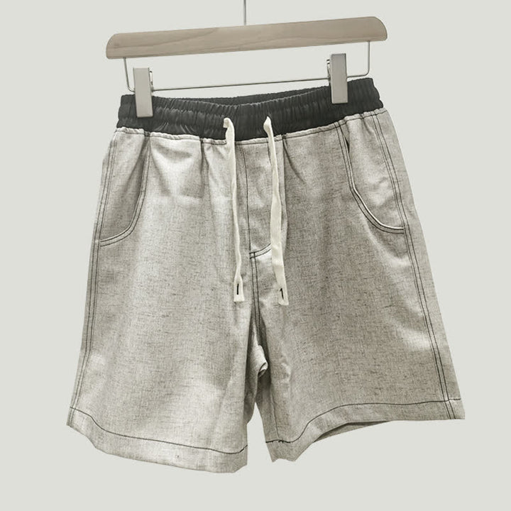 Szorty męskie Buddha Stones Summer Casual ze ściągaczem i kieszenią - image 9