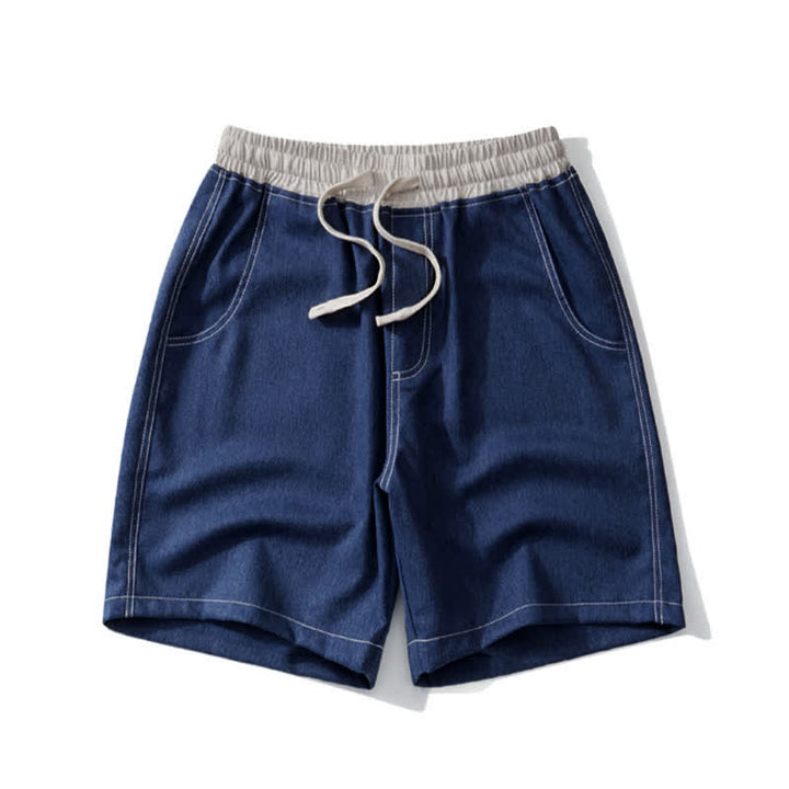 Szorty męskie Buddha Stones Summer Casual ze ściągaczem i kieszenią - image 2