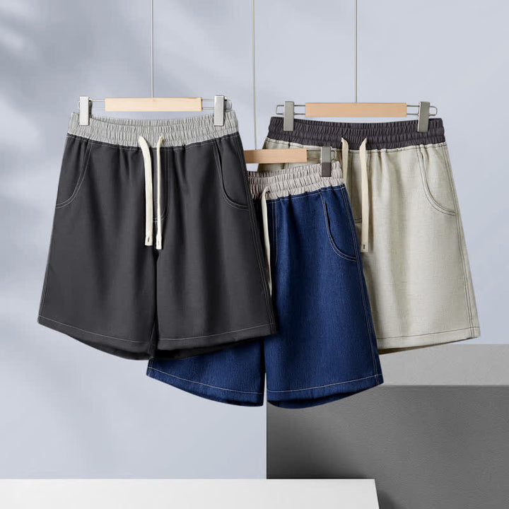 Szorty męskie Buddha Stones Summer Casual ze ściągaczem i kieszenią - image 10